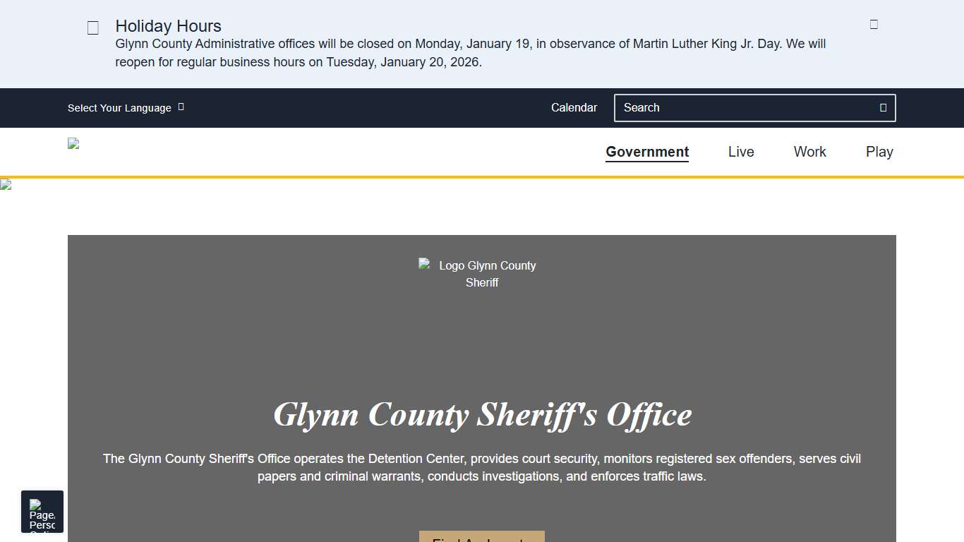 Sheriff's Office | Glynn County, GA