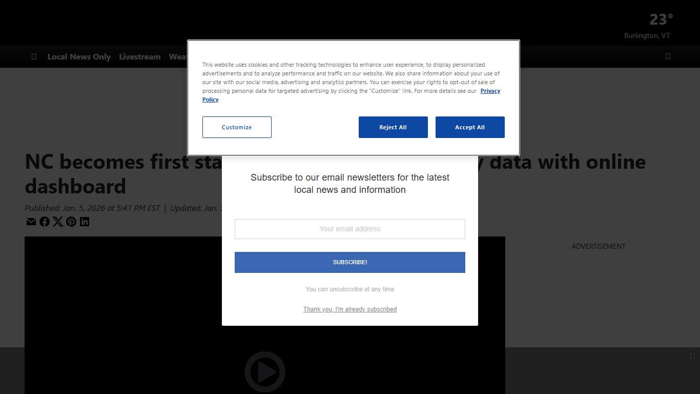 NC becomes first state to track prisoner reentry data with online dashboard